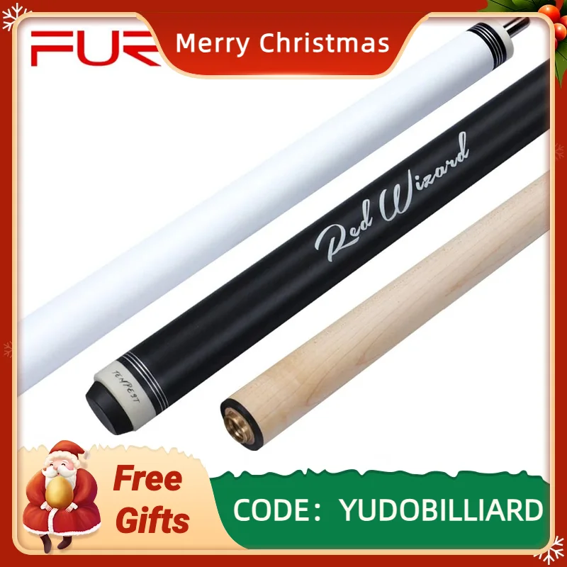 Fury EA Billiard 3 pieces Punch&Jump Cue Stick 55'' 58'' 13.5mm Tip Maple Ashwood Billar Break& Jump Cue Kit For Dropshipping