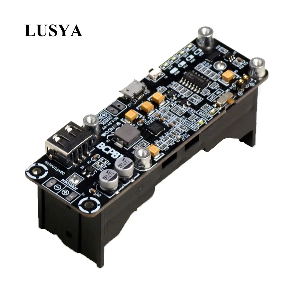 Raspberry Pi плата аккумулятора Lusya 26650, 5 В, 2 А, Стандартная плата внешнего аккумулятора большой емкости с литиевым аккумулятором