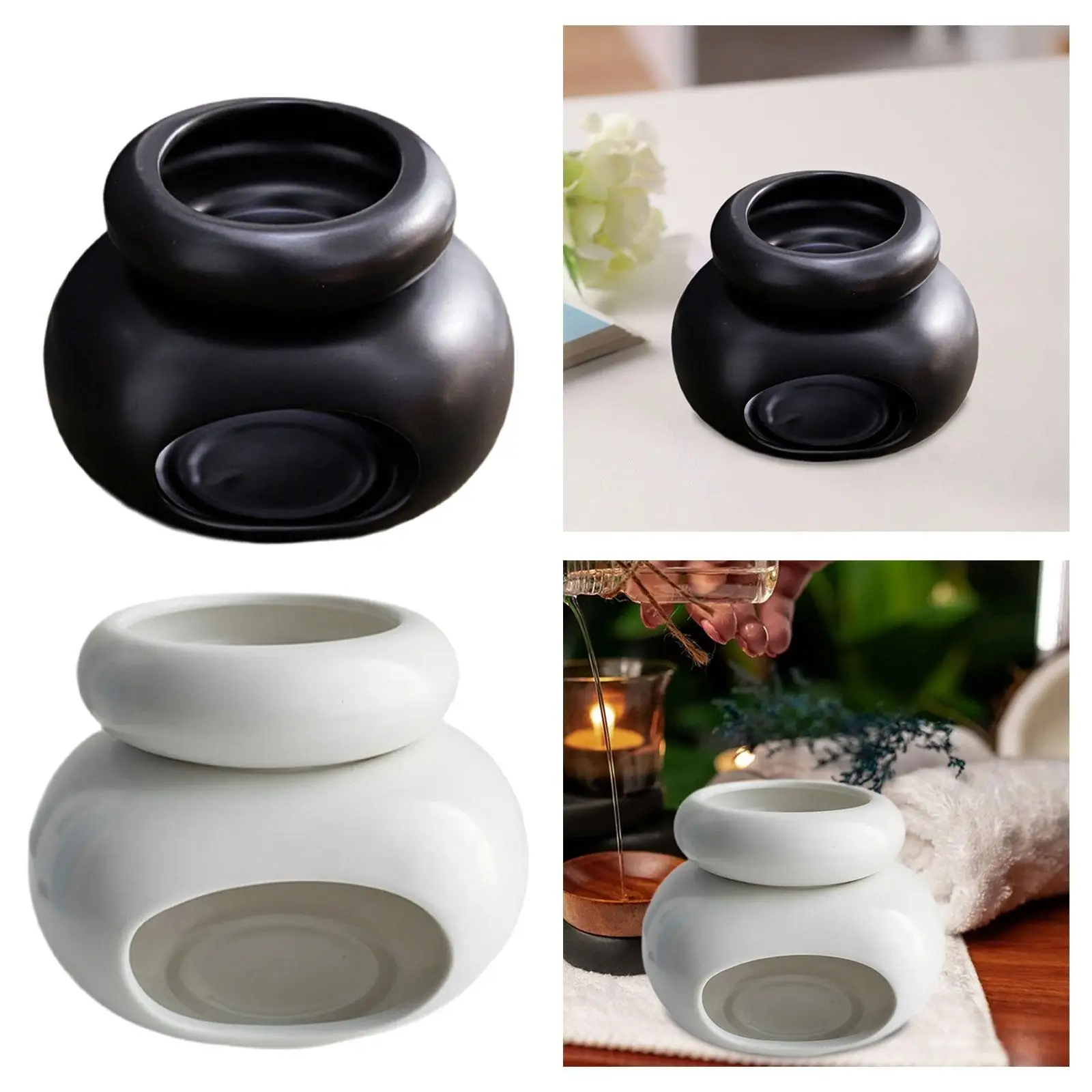 Aroma Burner Decorative Wax Melt Burner for Holiday SPA Housewarming Gift