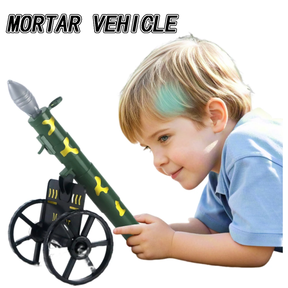 

FANDAO Children'S Mortar Toy Shell Pursuit Rocket Launcher Toy Military Model Simulation Toy For Puzzle Casual And Fun Games