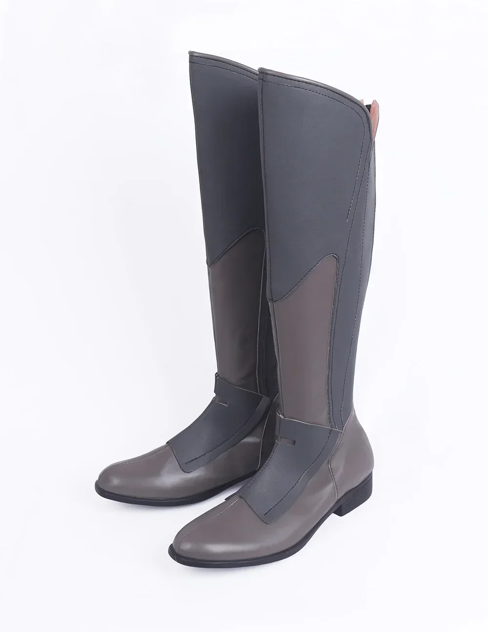 LOL Shadow Reaper Kayn Cosplay Stiefel Grau Maßgeschneiderte Kostümschuhe für Männer