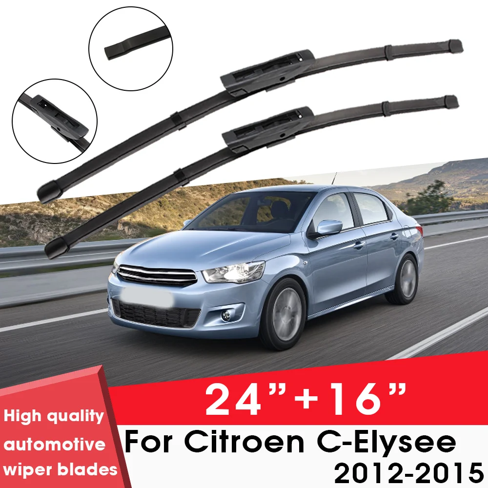 Car Wiper Blade Blades For Citroen C-Elysee 2012-2015 24\