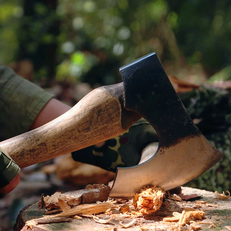

Высококачественный многофункциональный тактический топор из марганцевой стали Viking, портативный инструмент для рубки дров и экстренных ситуаций на открытом воздухе