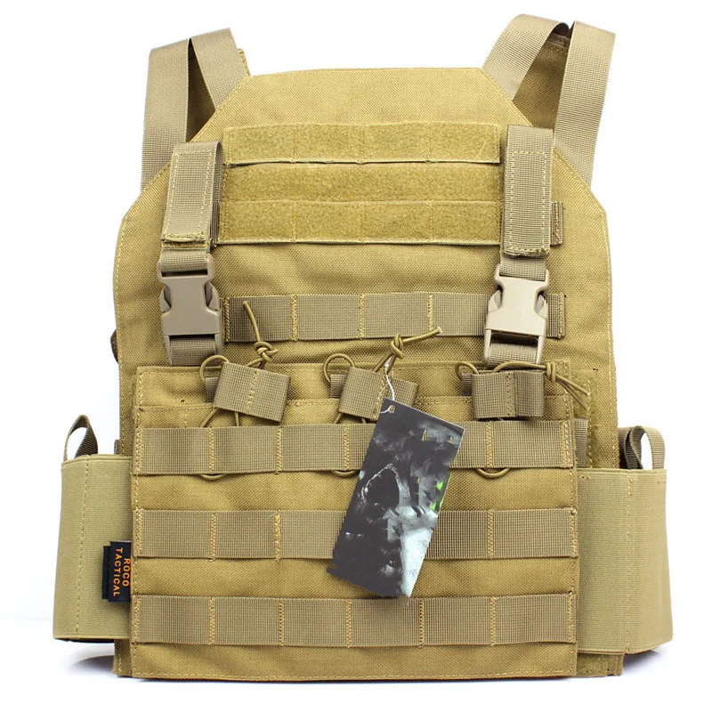 

MOLLE Separation Modular Field Tactical Vest With M4 Hanging Board Outdoor Hiking Hunting Military Training Camouflage Waistcoat