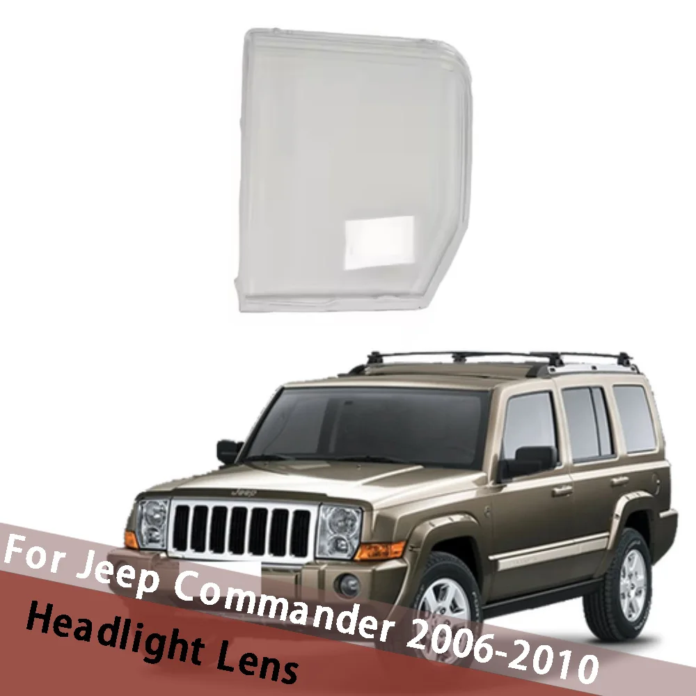 

Headlight Lens Cover For Jeep Commander 2006-2010 Car Front Headlamp Housing Lamp Shade Plexiglass Replace Original Lampshade