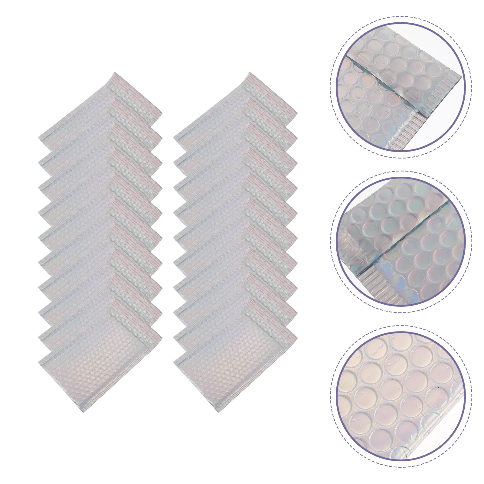 20 قطعة هدية مقاومة للصدمات فقاعة بريدية متعددة الأغراض سميكة مقاوم للماء أكياس شحن مغلفات مبطنة مقاومة للتمزق