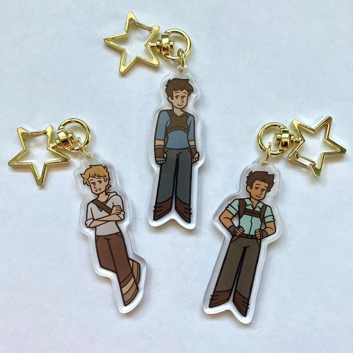 Maze Runner Acrylic Keychain Charms - Unique Design PVC Material for Bag Or Luggage Decoration