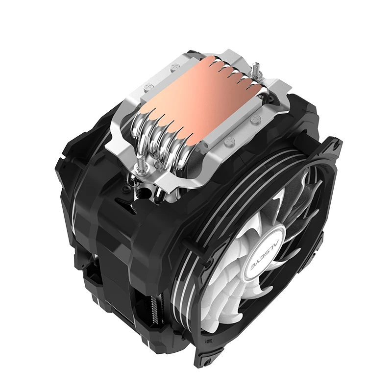 Alseye M120D plus chłodnica procesora 120mm 6 heatpipes chłodnica procesora chłodnica wentylator z wyświetlaczem temperatury