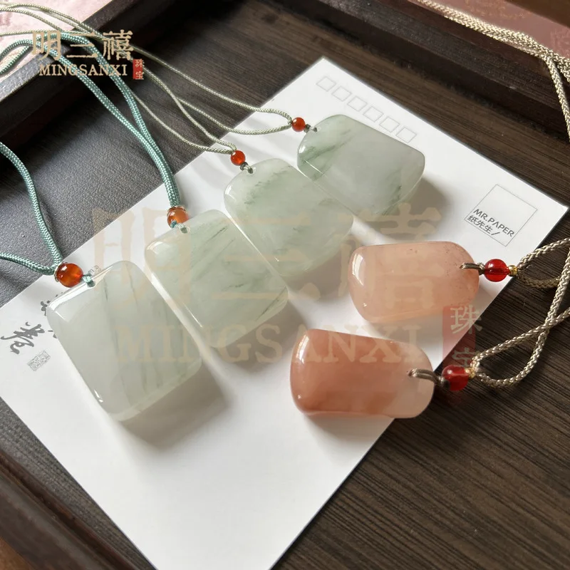 Necklace Pendant: Xinjiang Tianshan Jade 