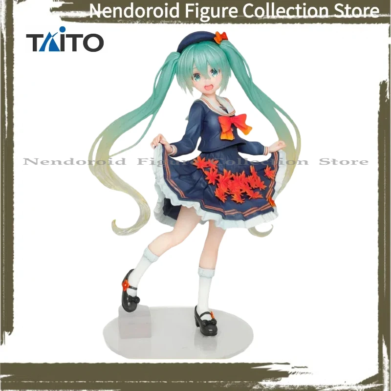 

В наличии TAITO Four Seasons Series Hatsune Miku Part 3, осень искусства, настольная милая аниме-фигурка, игрушка, подарочная модель, коллекция