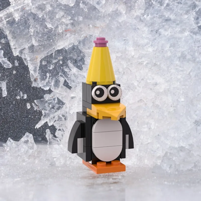 

29 шт. MOC Gwido Studio100 персонаж-милые модели пингвина, строительные блоки для образования и дня рождения, игрушки «сделай сам», подарок