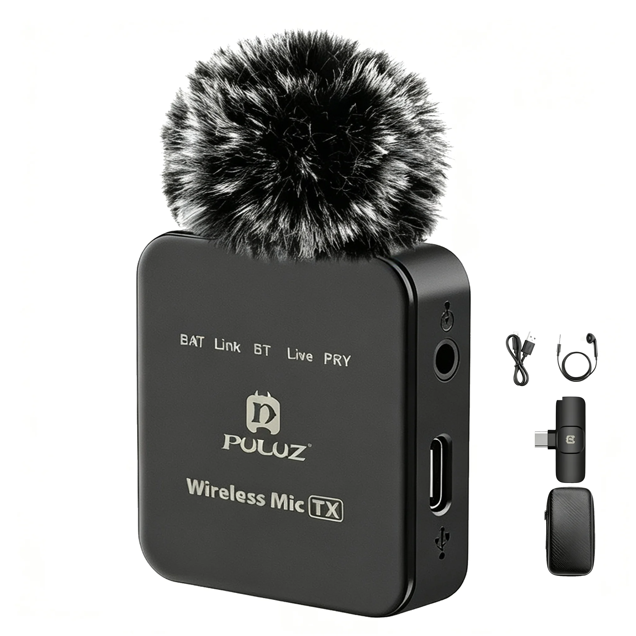 Condenser Microphone Kit - Wireless Lavalier Microphone ENC Noise Cancelling