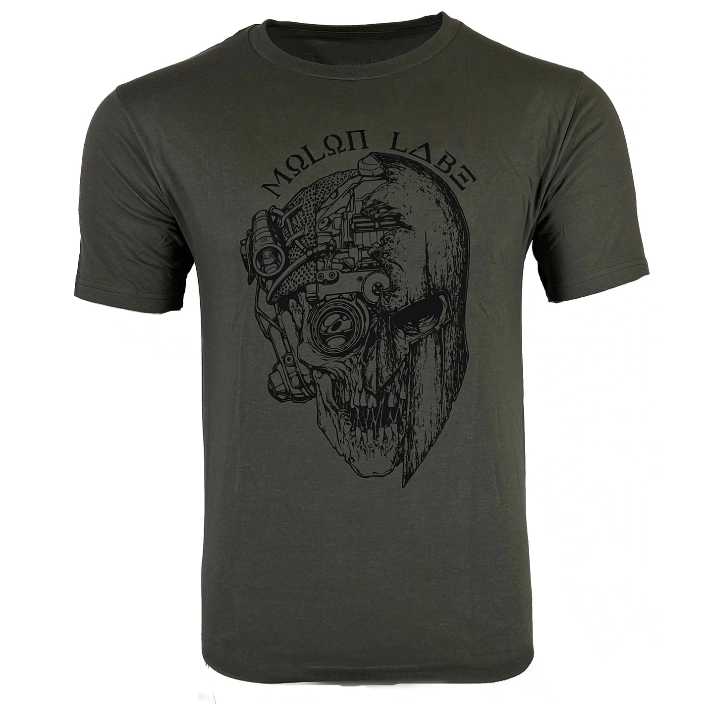 Spartan Warrior Tactical Skull Molon Labe T-Shirt 100% Cotton O-Neck Summer Short Sleeve Casual Mens T-shirt Fashion Streetwear