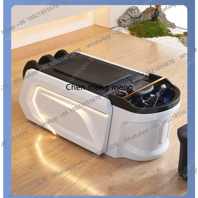 

High-end intelligent electric massage shampoo bed barber shop special with constant temperature water circulation