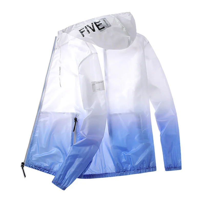 

Летняя ультратонкая мужская солнцезащитная куртка, уличная модная дышащая шляпа с защитой от ультрафиолета, ветровка, повседневная городская шапка