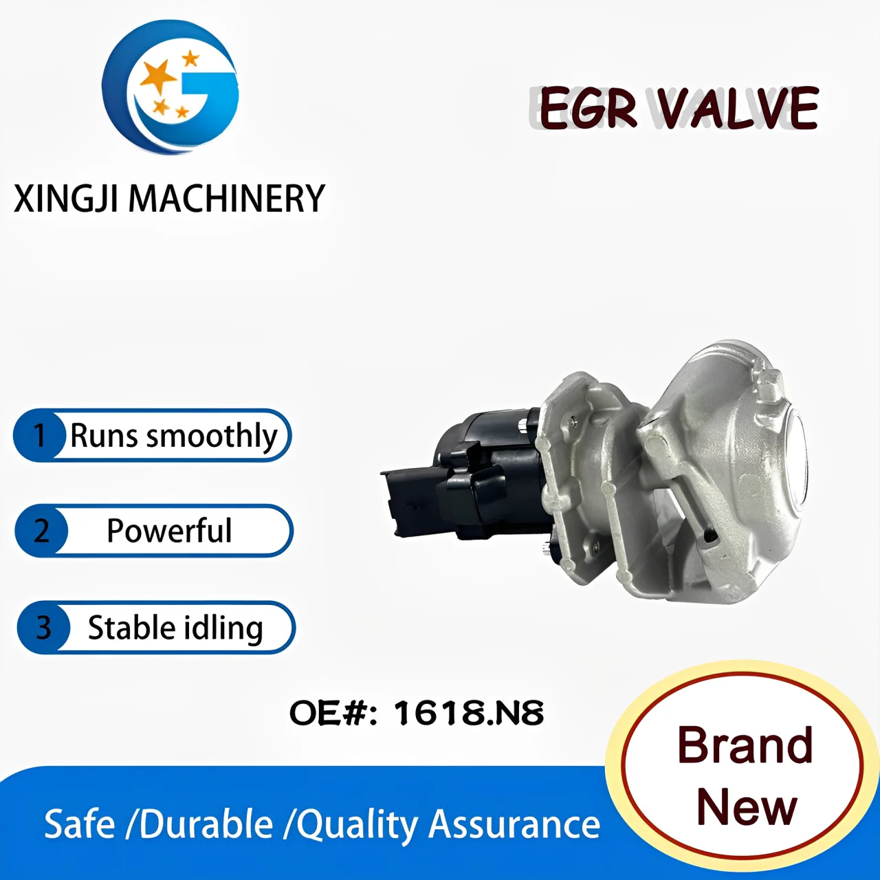 

XingJi Parts Exhaust Gas Rirculation Valve OE 1618.N8 Fit for CITROEN C1C2C3 FORD PEUGEOT TOYOTA AYGO 1.4 HDI EGR Valve
