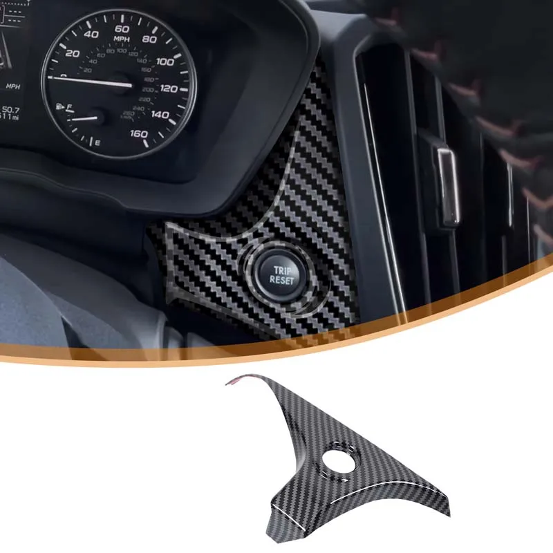 

For Subaru Forester 2025+car interior modification one key start button box ABS carbon fiber pattern (left peptide)