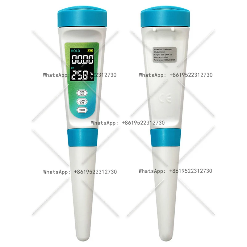 

PH-012 LCD backlight digital display food pH meter semi-solid food liquid water quality detector dual temperature switching