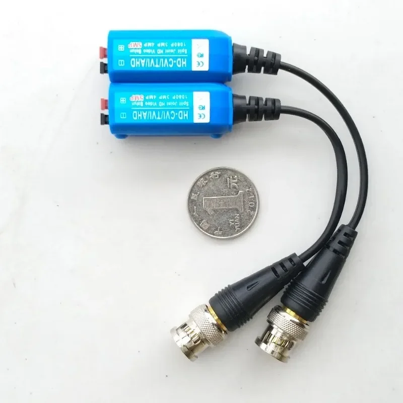 HD-CVI/TVI/AHD Passive Video Balun support 720P 960P 1080P 3mp 4mp 5mp HDCVI camera transmission by network CAT5E/6 cable 200m