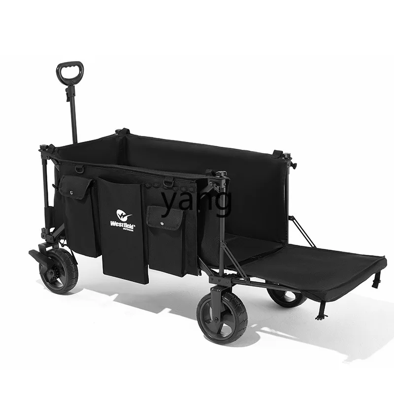 L'm'm Super Large Capacity Concentrated Shape Camp Car Outdoor Picnic Trolley Foldable