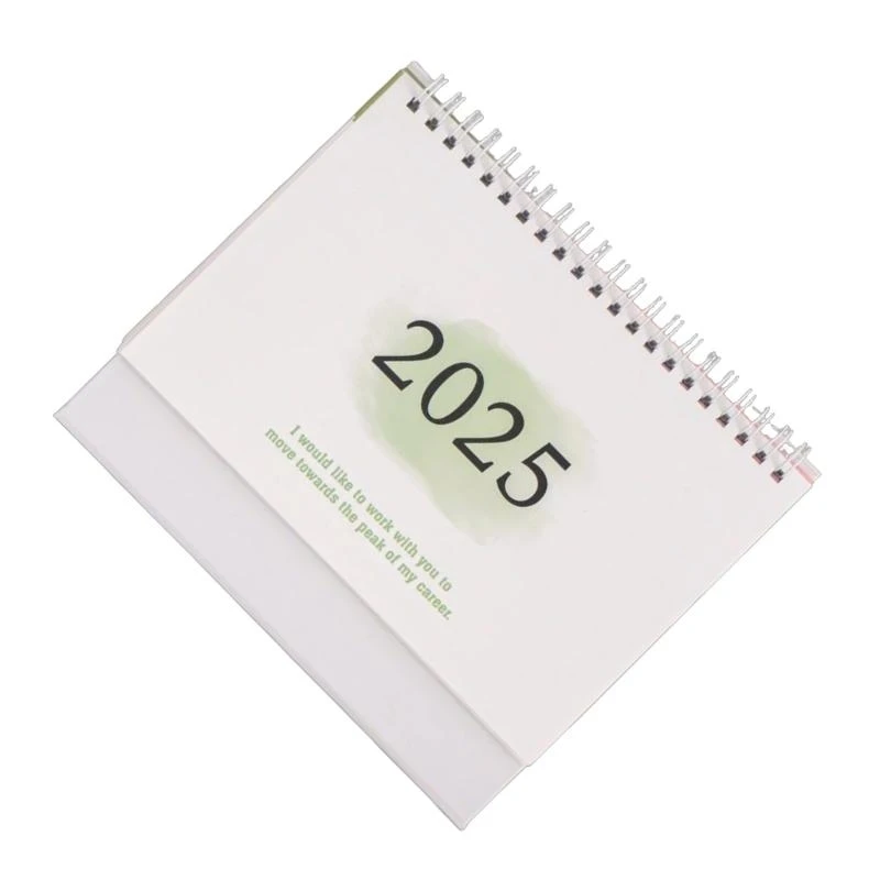 090F 2024-2025 Monthly Calendar Planner Twin-Coil Binding for Office School