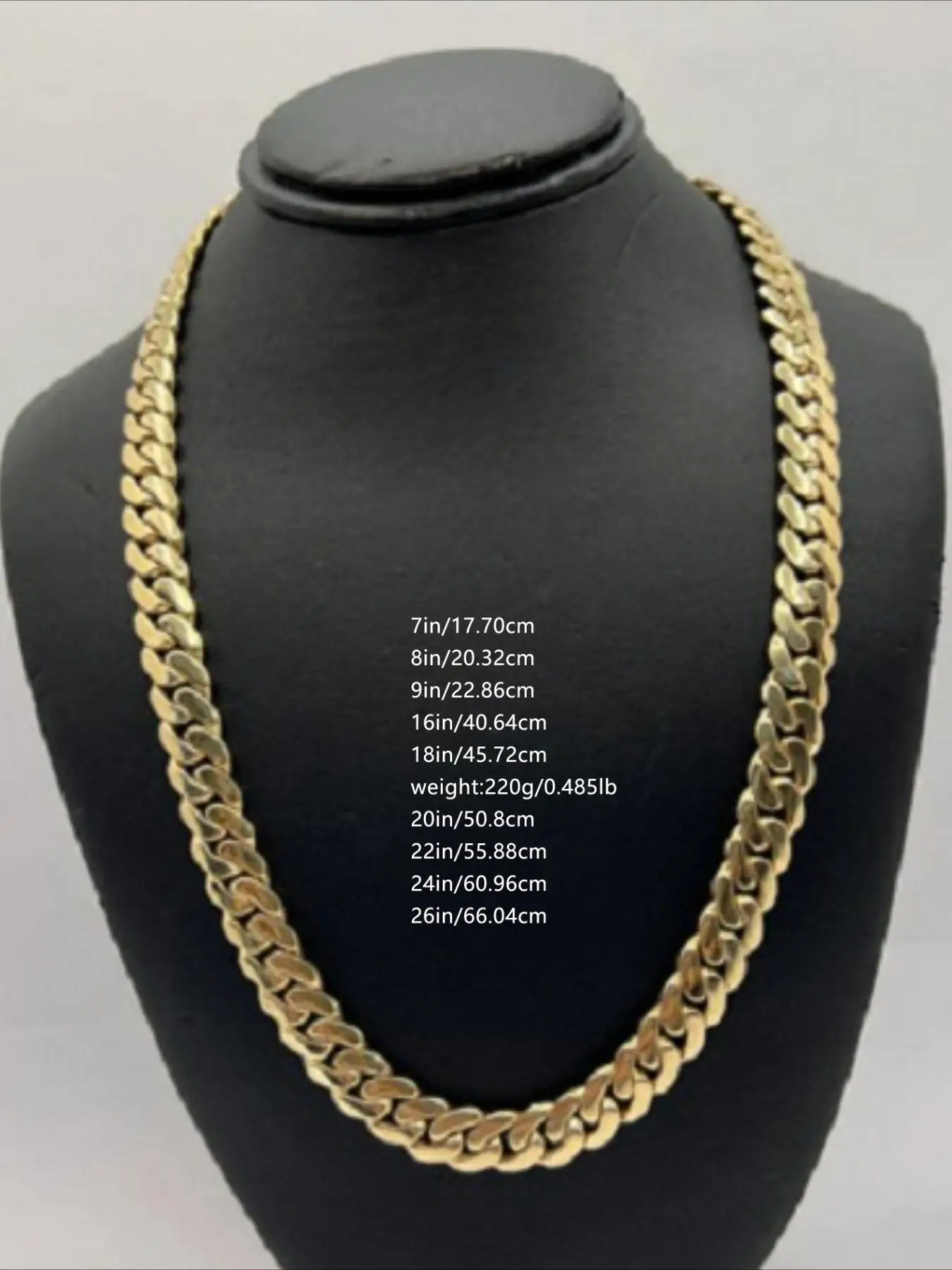 16Mm Solid Hip Hop Silver Rice Argentine Miami Cuban Chain Neutral Necklace - Classic Glory Hip Hop Cuban Chain Jewelry