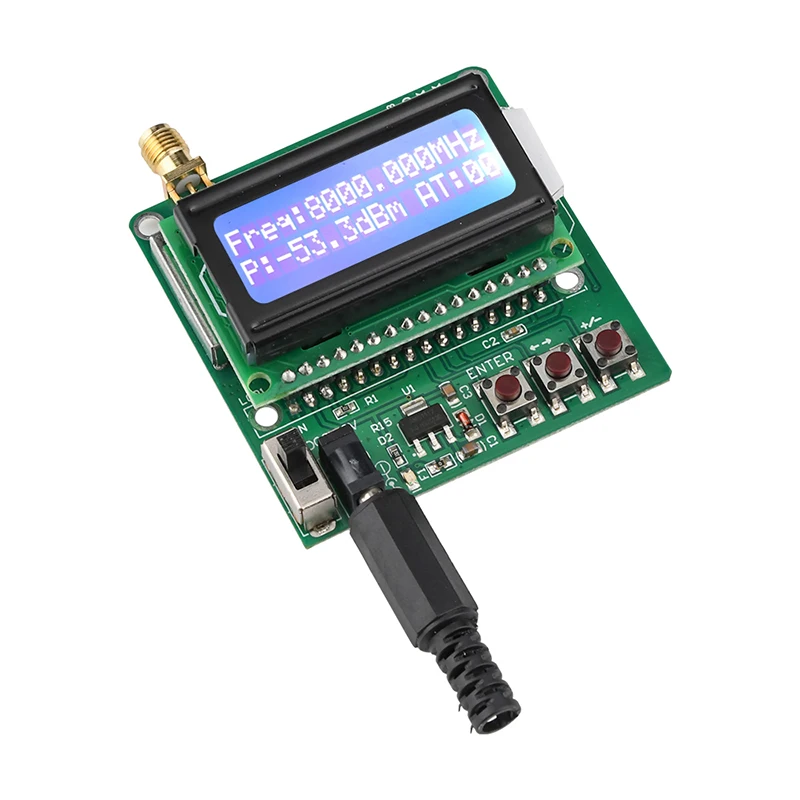 Configurable Power Attenuation Digital Display Signal Strength Module-60 To-5dbm 1m-8g RF Dynamometer