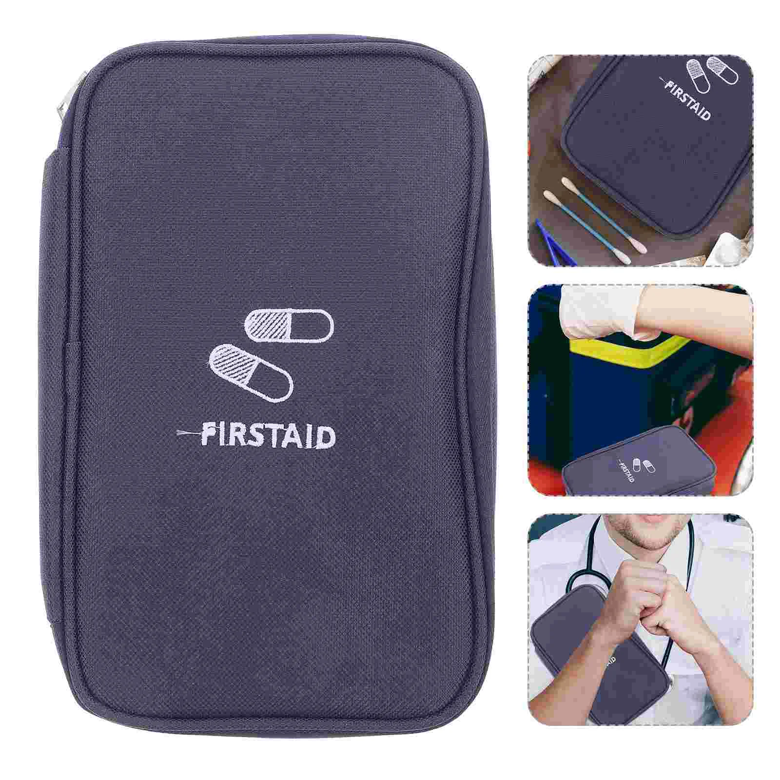 مجموعة الإسعافات الأولية حقيبة طبية فارغة الطب المنزلي السفر المشي لمسافات طويلة التمريض الحقيبة القدم
