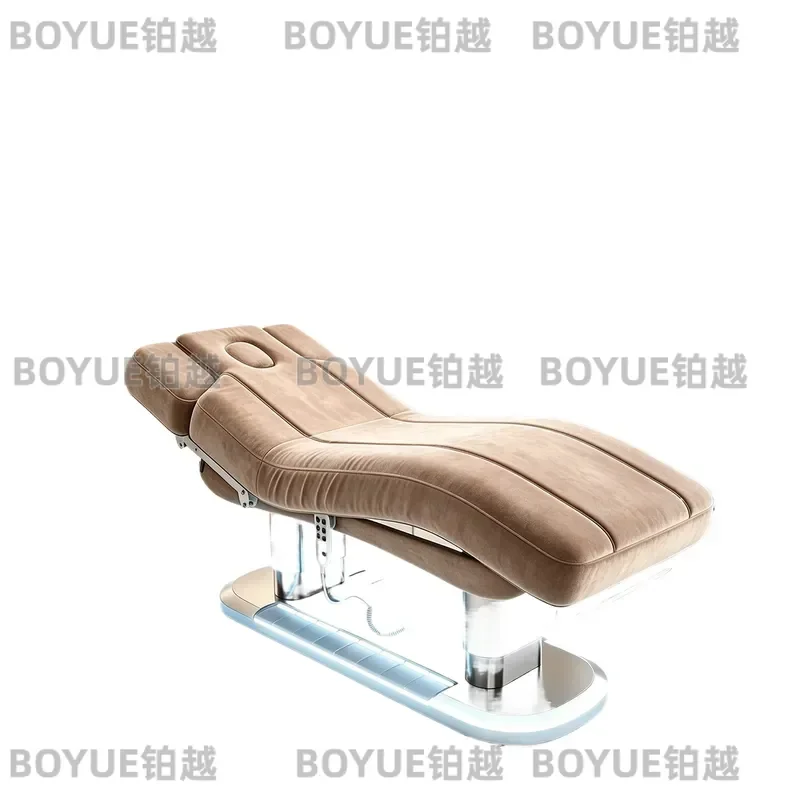 Electric Heated Hydrotherapy Massage Table with Vibration for Beauty Salon Facial Eyelash Treatment Medical Chair