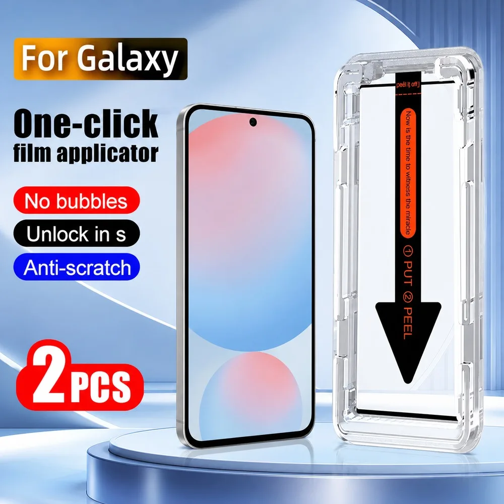 2PCS Tempered Glass For Samsung Galaxy S24 Ultra S24+ Screen Protector For Samsung Galaxy S24 S24 FE Anti-Scratch HD