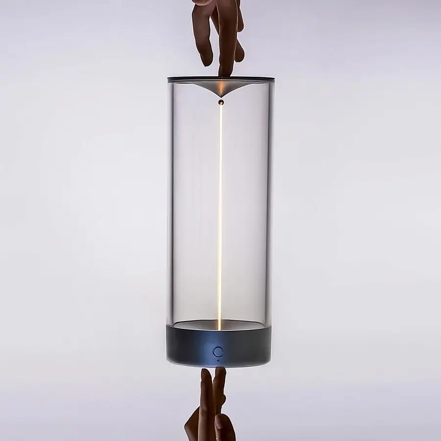 

Беспроводная настольная лампа LIGHT в минималистичном стиле, светодиодная, перезаряжаемая, современная прикроватная лампа с регулировкой яркости (3 уровня) для игр и дома