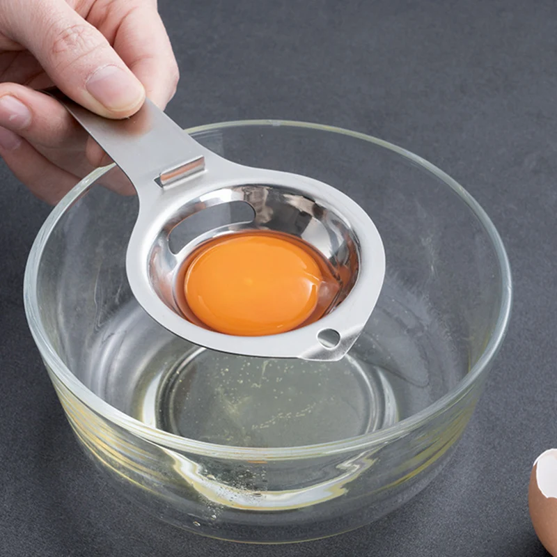 

304 Stainless Steel Yolk Separator Divider Sieve Baking Cooking Tools Kitchen Gadgets Separator Egg Yolk White Filter