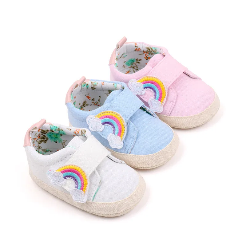 Fashion Spring Autumn Baby Girls Casual Shoes Sneakers Antislip Infant Cotton First Walkers Newborn Baby Shoes