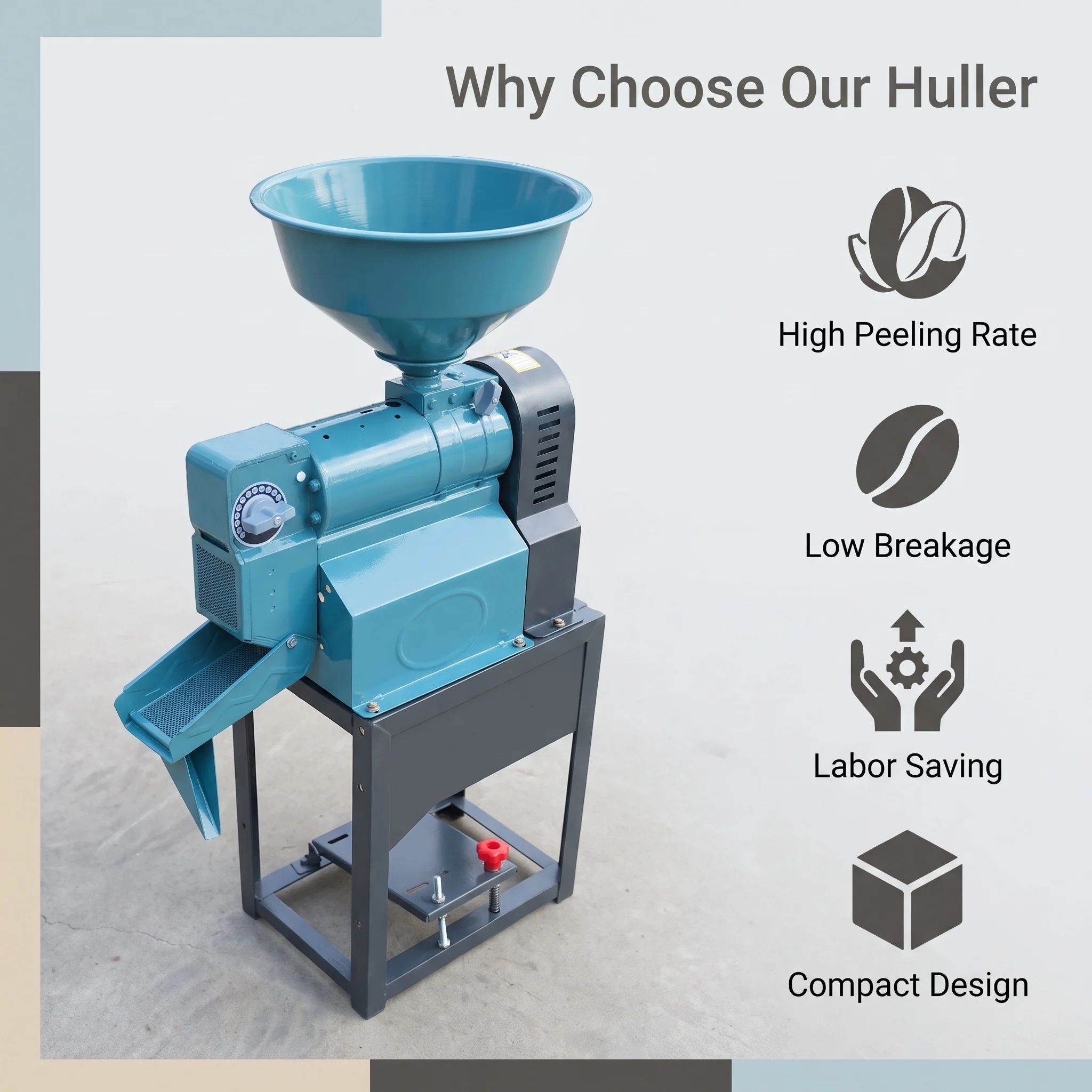 -For Automatic High Productivity Coffee Bean Pulping Shelling Peeling Machine*