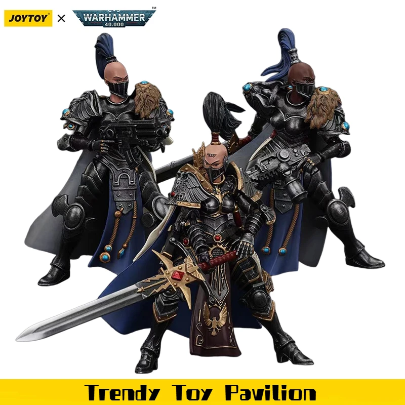 

【JOYTOY】Warhammer 40K Sisters of Silence Argent Lynx Vigilator Cadre 3PCS 1/18 Action Figure Toys
