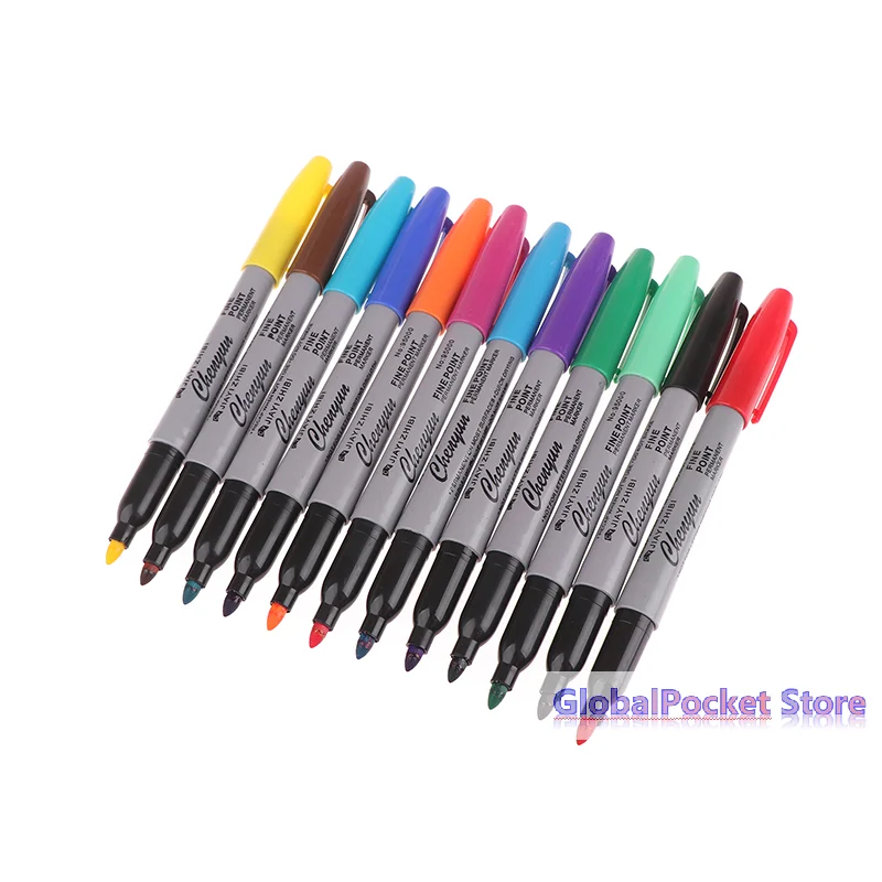 

[TG823]6/12pcs Microblading Erasable Skin Marker Pen Tattoo Sketch Transfer For Body Art Makeup Accessories Office Study Supply