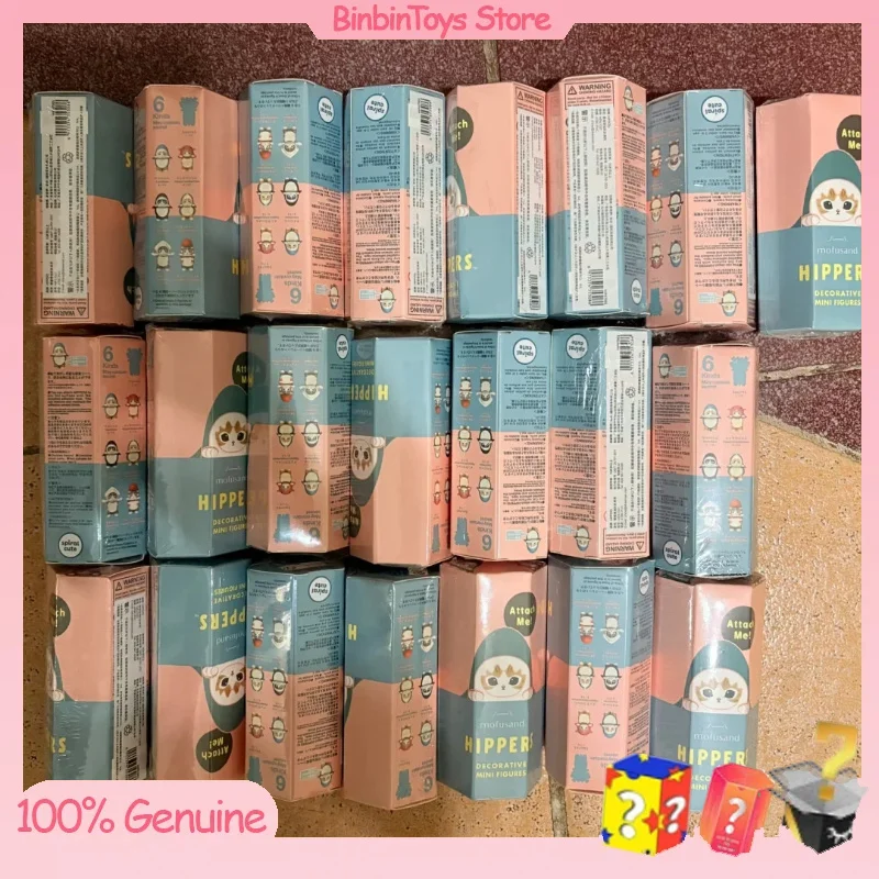 Caja Sorpresa Original de Sonny Angel X Mofusand Cats, Figuras de Acción Hippers, Juguete Misterioso, Muñeca de Regalo, Decoración Infantil, Coleccionable de Marca