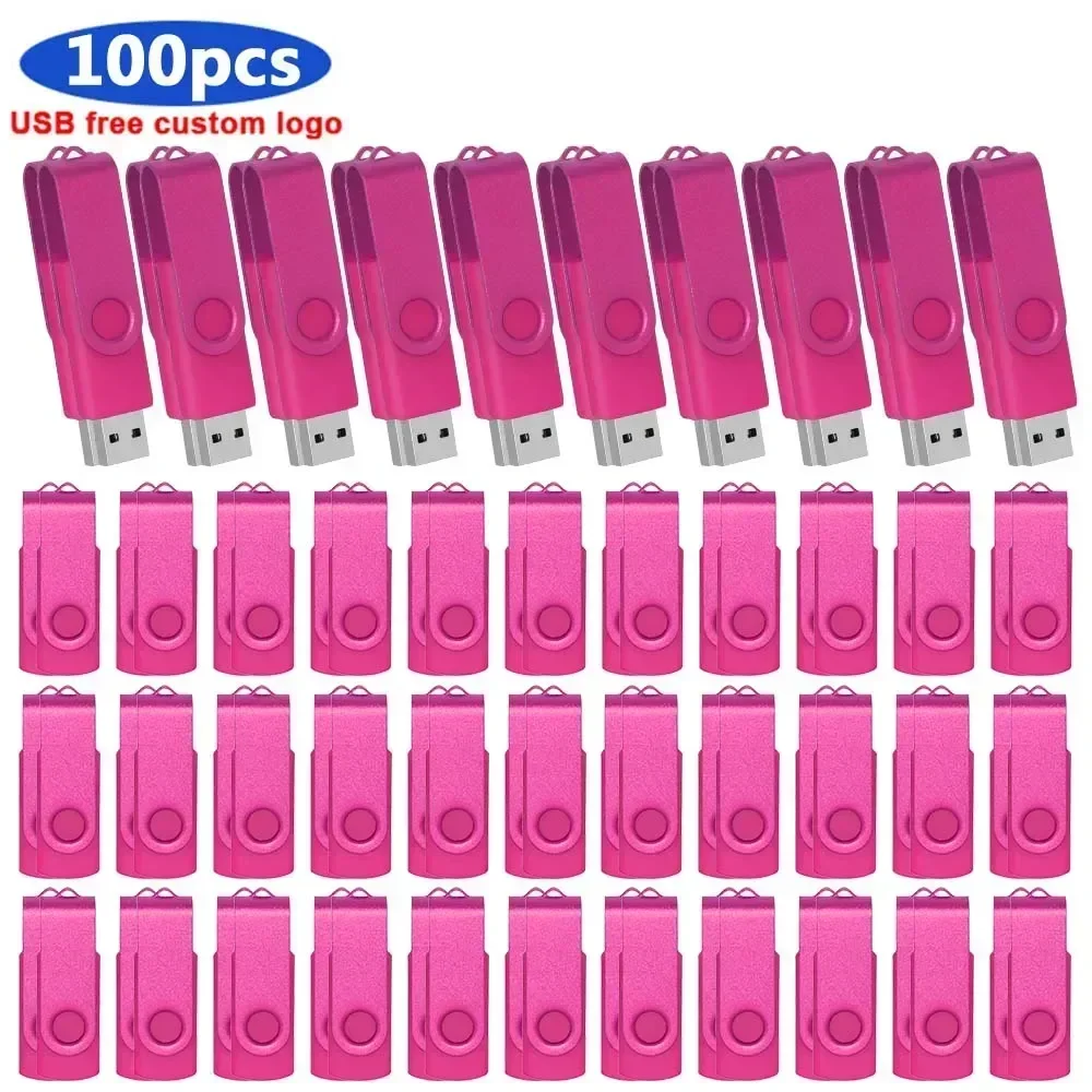 10/50/100 Stuks USB 2.0 Flash Drive Pendrive 1GB 2GB 4GB Pen Drive 8GB 16GB Geheugenstick 32GB USB Stick 64GB Flash 128MB Cadeau