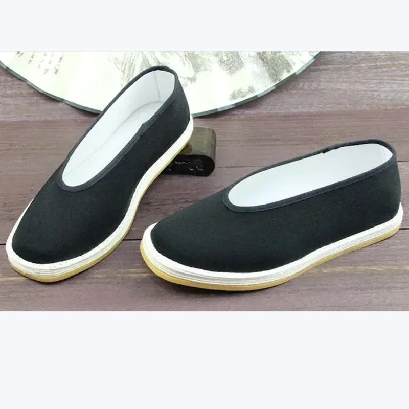 

Handmade Cotton Tai Chi Sneakers Unisex Kungfu Martial Arts Shoes Shaolin Monks Wushu Shoes Lay Breathable Meditation Shoes