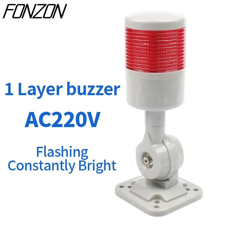 Led Signaaltoren Stack Lights CNC Machine DC12-24V AC220V Stabiel Knipperlicht Industriële Signaal Waarschuwingslichten Zoemer