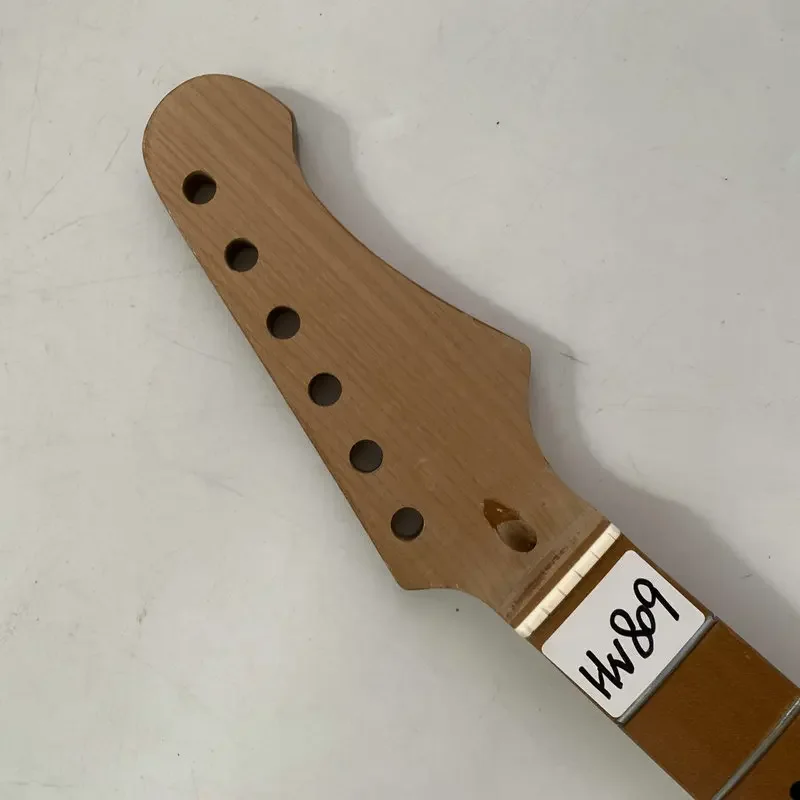 HN809 Roasted Maple ST Guitar Neck Custom Order OEM Electric Guitar DIY Replace Parts 22 Frets 648 Scales Length for DIY Replace