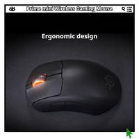 Prime Mini Wireless Mouse Ergonomic Lightweight Truemove Air Sensor Long Lasting Endurance Quantum2.0 PC Material PTFE Foot Pad