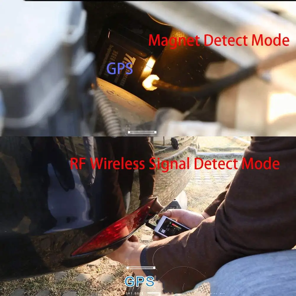 Imagem -04 - sem Fio Signal Detector Gps Anti Location Câmera Escutando Posicionamento Monitor Detecção Scanner Listener Locator M8000