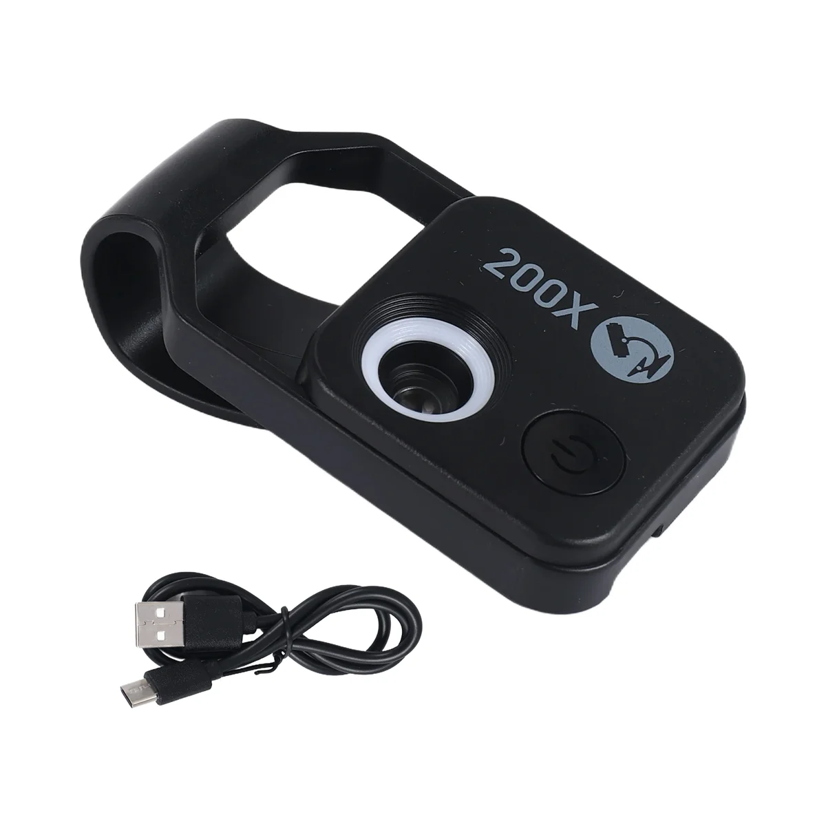 ใหม่ APEXEL 200X กล้องจุลทรรศน์ขยายเลนส์ไม่มี CPL โทรศัพท์มือถือ LED Light Mini Pocket Macro เลนส์สําหรับ iPhone สมาร์ทโฟนทั้งหมดสีดํา