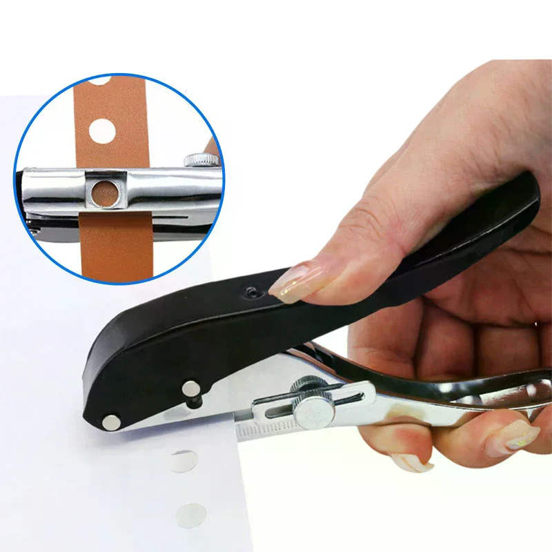 Manual Punch Edge Banding Pliers 8/10mm Hole Card Punching Tool For Plastic Sheet Paper PVC ABS Opener Nail Hole Masking Plier