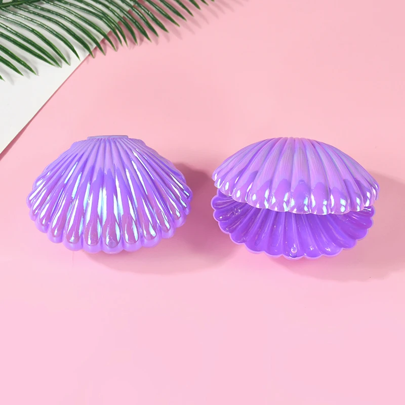 5/10 Stuks Shell-Vormige Snoep Geschenkdoos Meisjes Zeemeermin Verjaardagsfeestje Decor Bruiloft Baby Shower Gunsten Kerst Sieraden Opbergdoos