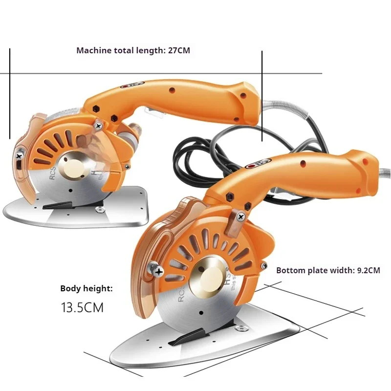 Industrielle Elektrische Schere Handheld Runde Klinge 220V Schneiden Tuch Maschine Stille Servo Direkt Antrieb Elektrische Runde Messer – Detail 1