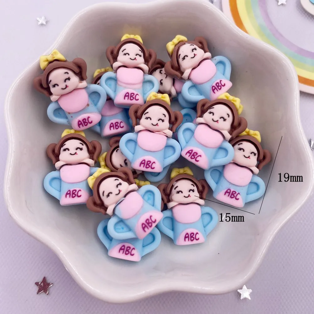 Hand Painted Resin Kawaii Colorful Mini Learning Tools Scrapbook Flatback Stone Figurine 10PCS DIY Decor Accessories Craft OM279