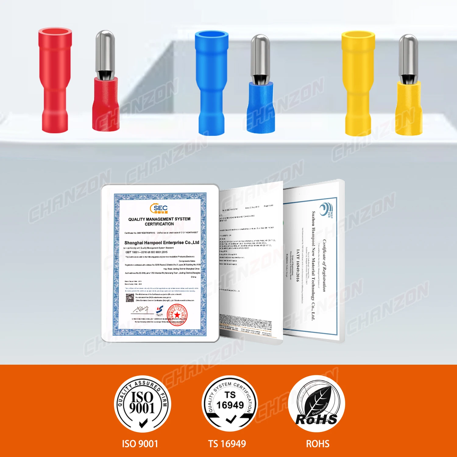 60/80/100PCS Insulated Bullet Wire Connector Cable Electrical Female & Male Crimp Splice Disconnect Terminal 22-10Awg Assortment