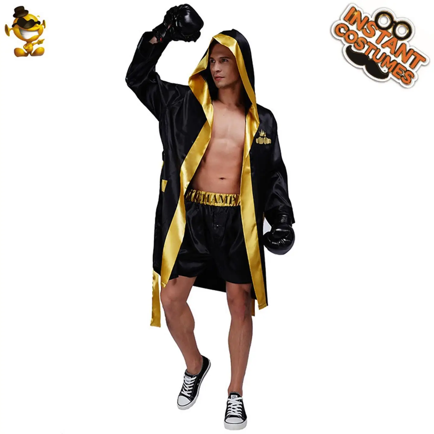 

Хэллоуин Косплей Бокс-истребитель Борцовский костюм Пар Праздничный наряд Женская осенняя мода КТВ бальное платье из искусственного материала